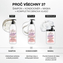 2 LITRY MULTIFUNKČNÍ PROTEINOVÉ SADY PRO OBNOVU VLASŮ + DÁREK