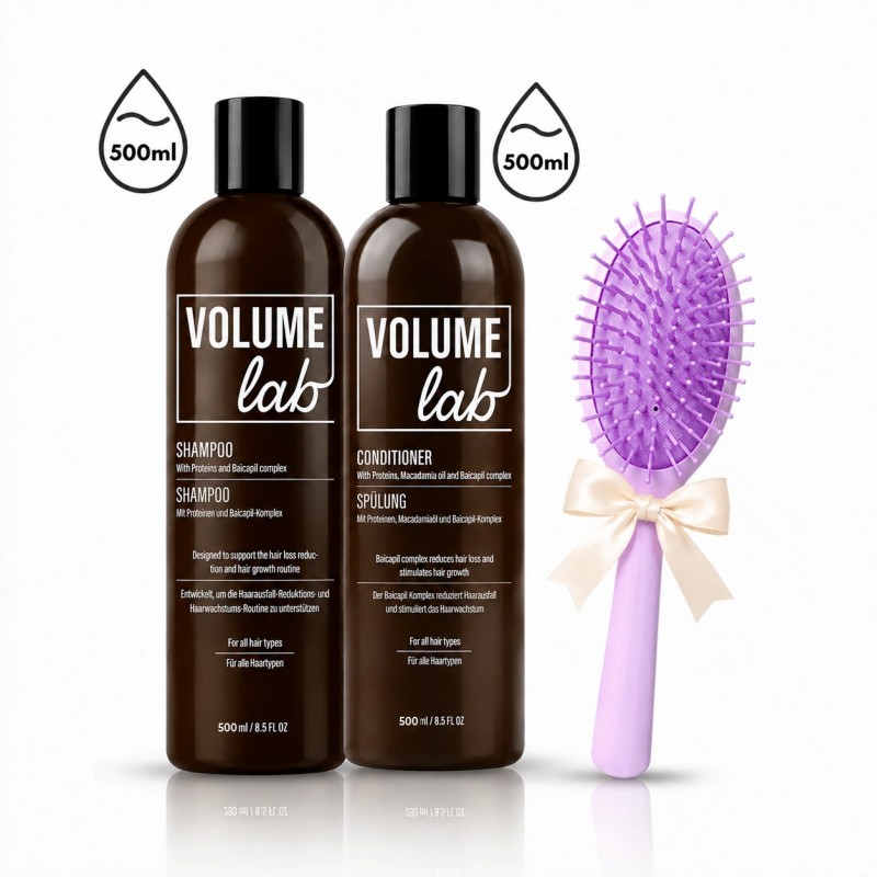 VOLUME LAB – Intenzivní obnovující a zvlhčující sada na vlasy (2x500ml)!