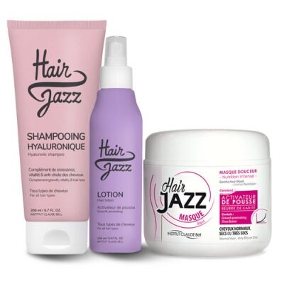 HAIR JAZZ Lotion & šampon + maska Hair Jazz. Vlasy rostou třikrát rychleji!